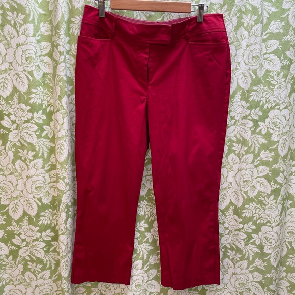 Venezia Pants - Venezia Cropped Red Pants